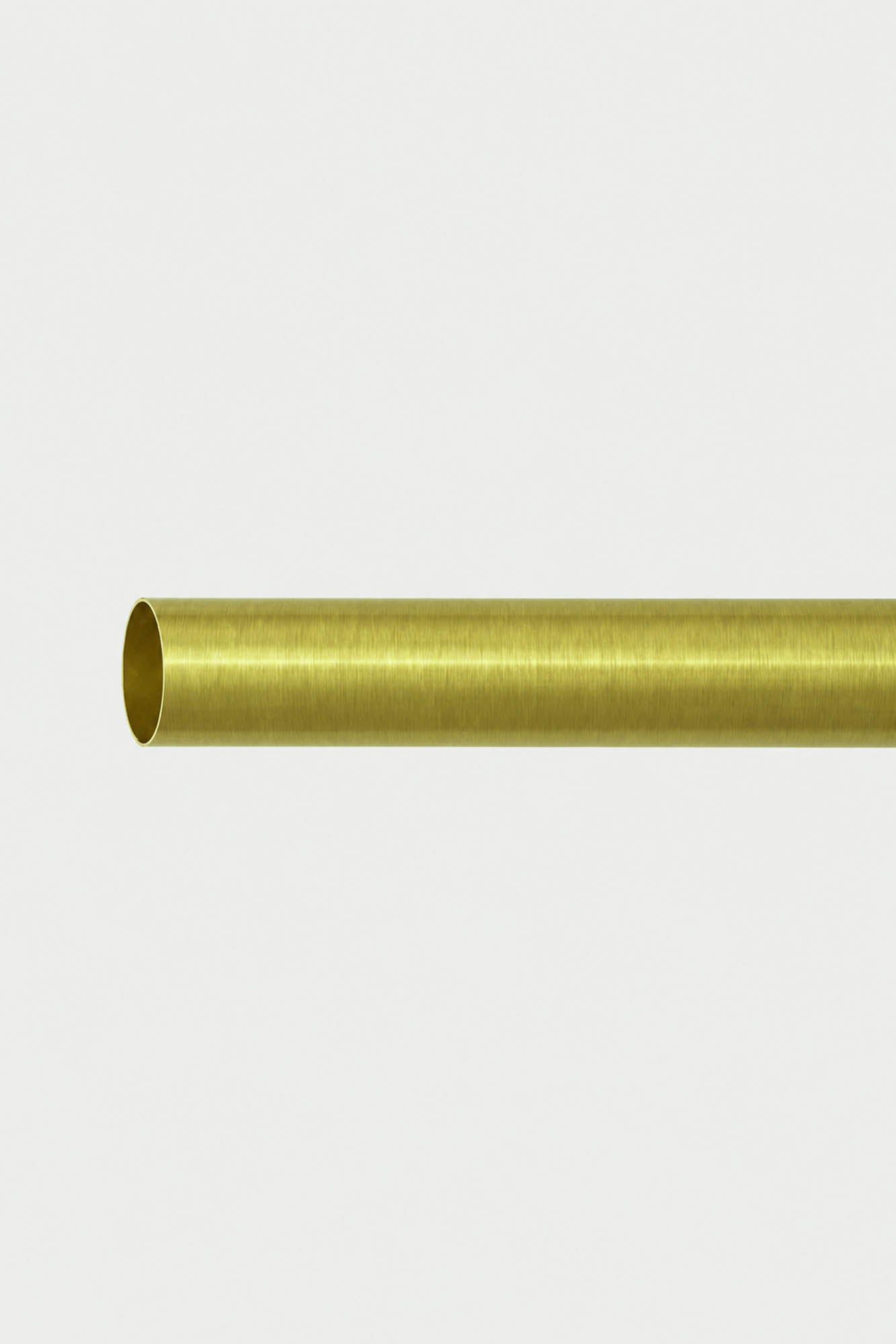 Brushed brass steel rod