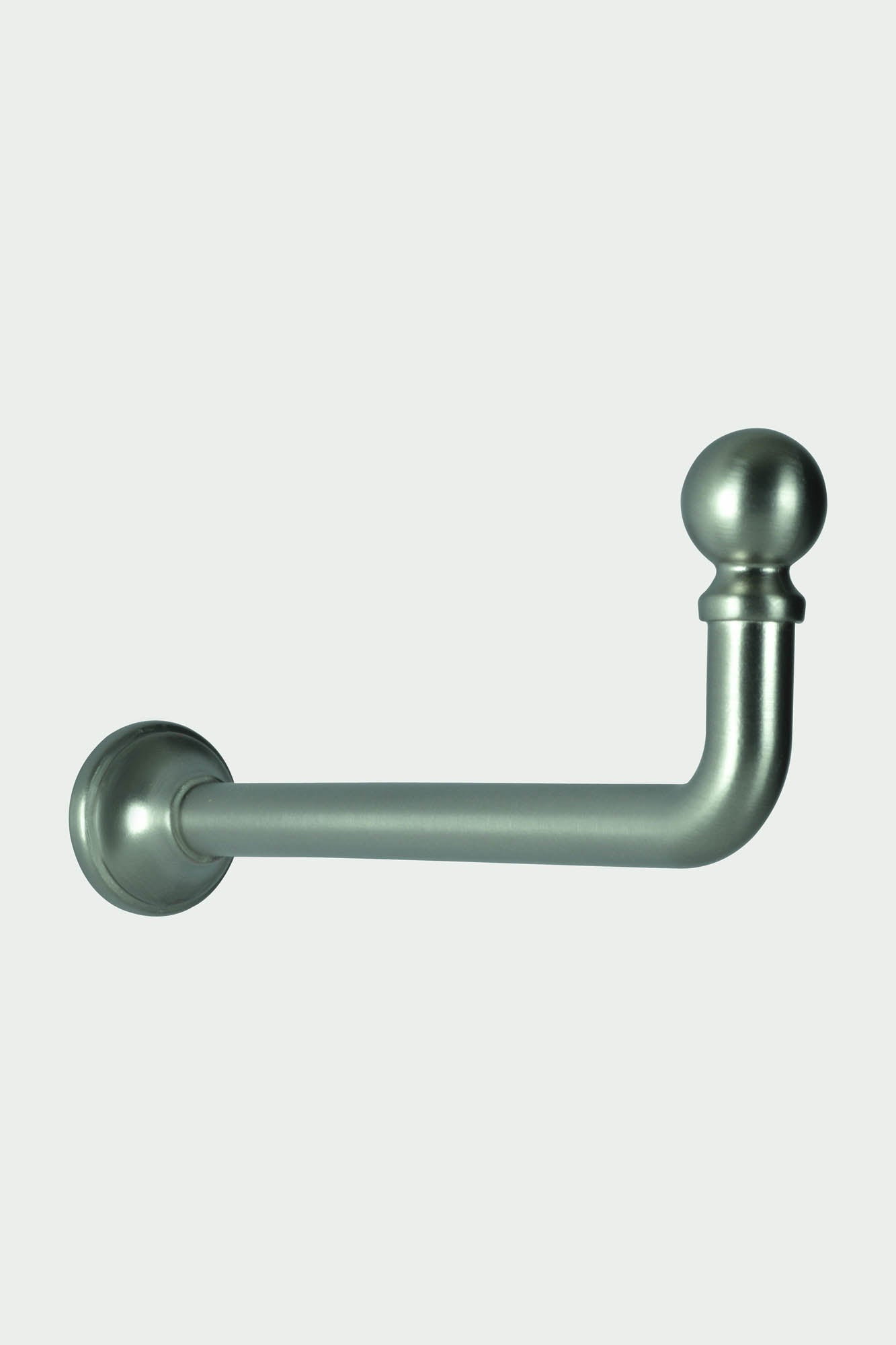 2 Polished nickel steel long tieback hooks - 110mm
