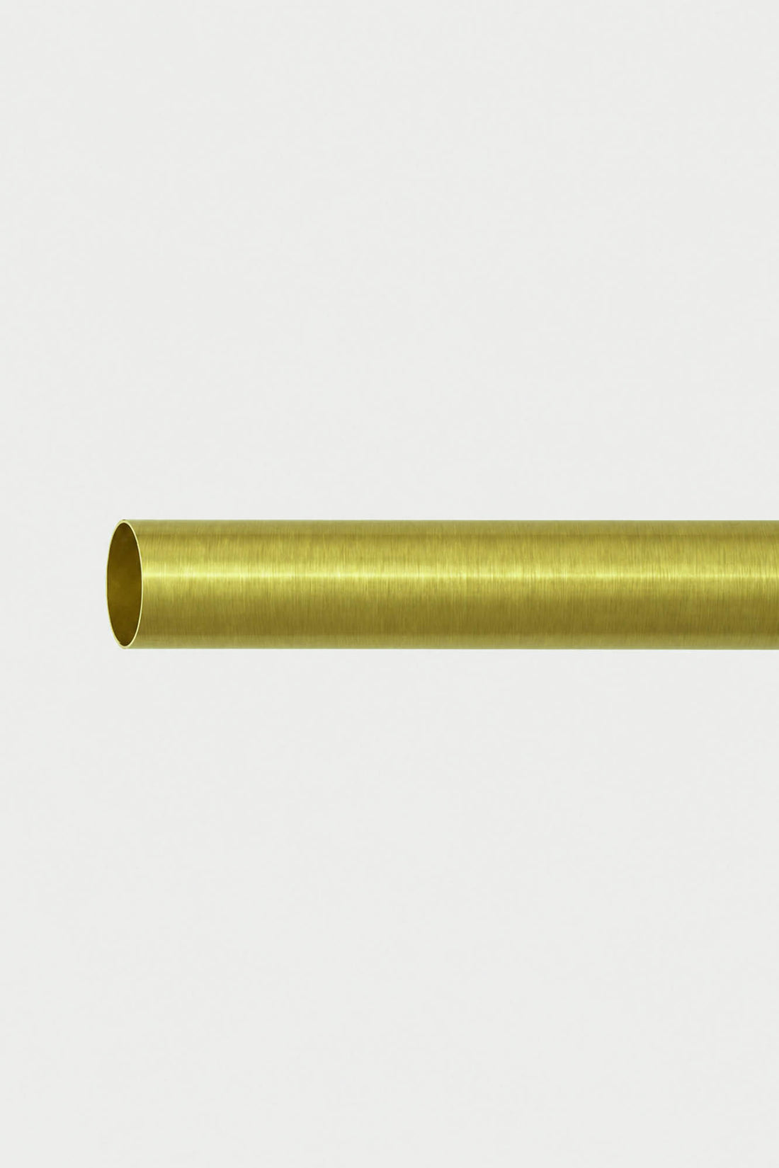 Brushed brass steel rod