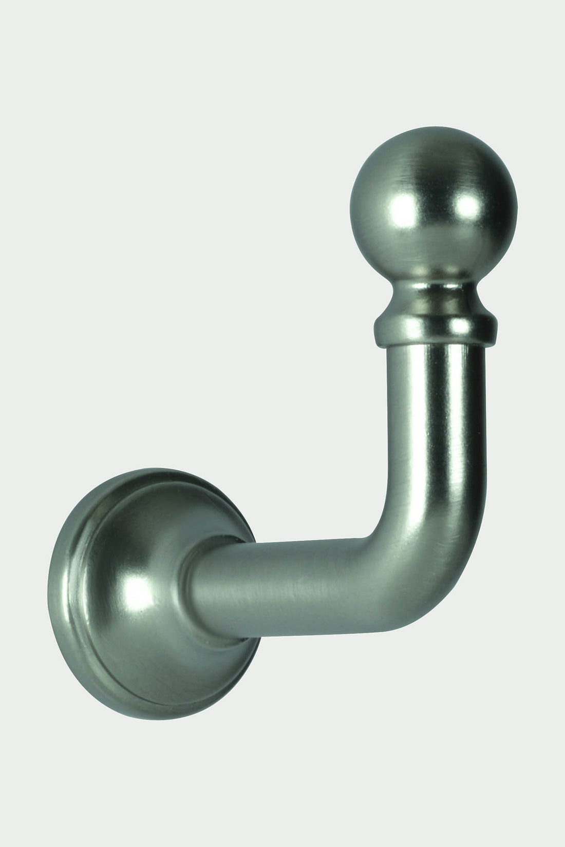 2 Polished nickel steel tieback hooks - 50mm