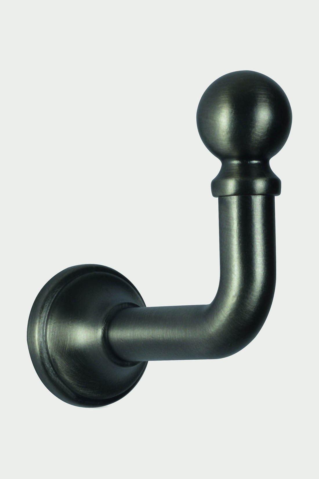 2 Black nickel steel tieback hooks - 50mm