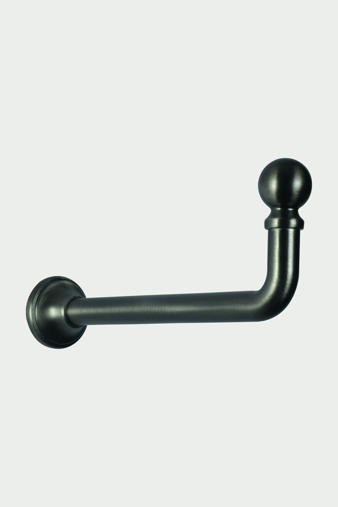 2 Black nickel steel long tieback hooks - 110mm