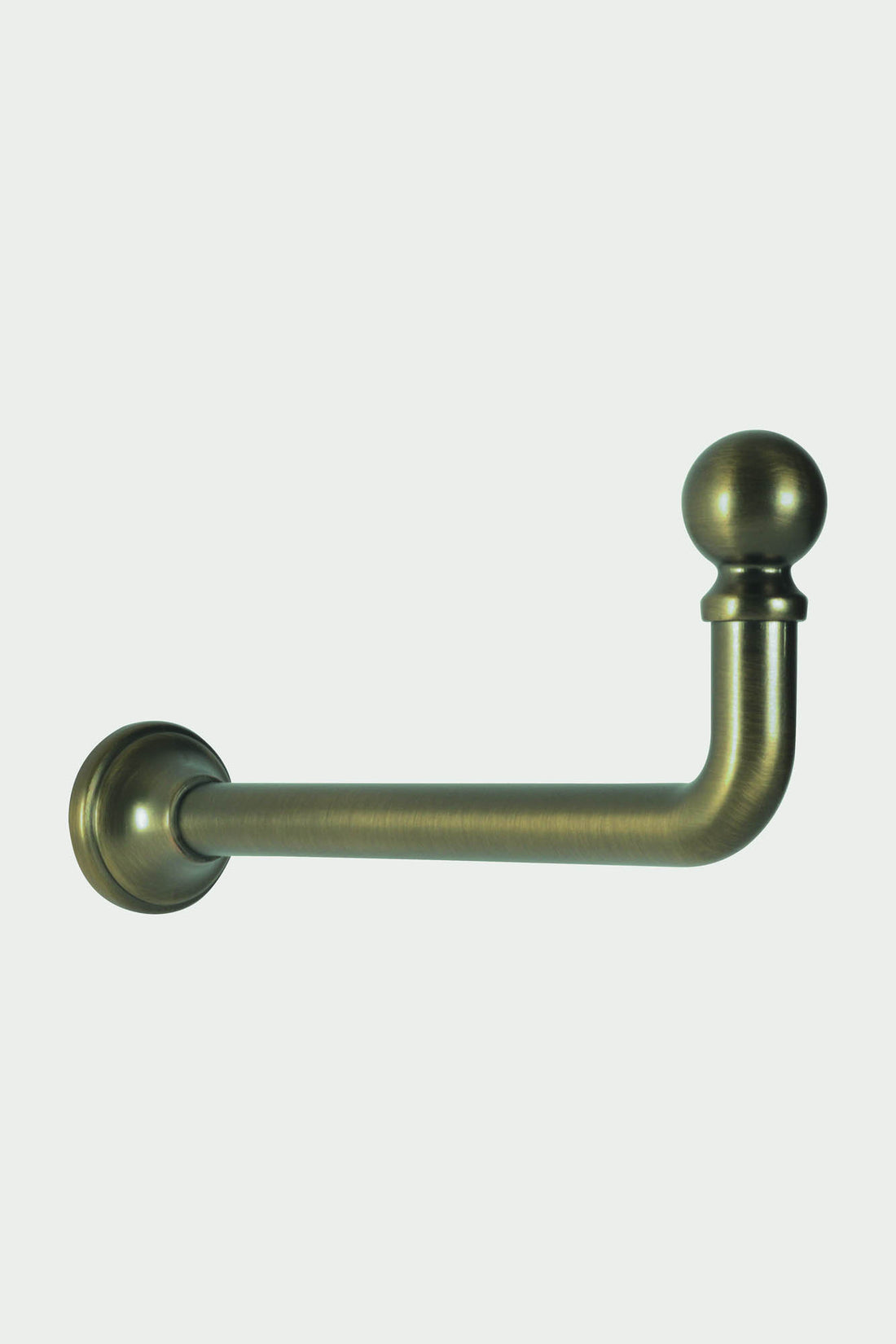 2 Antique brass steel long tieback hooks - 110mm