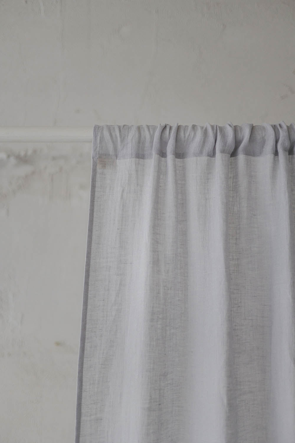 Rainy day linen sheer curtain