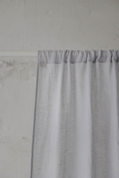 Rainy day linen sheer curtain