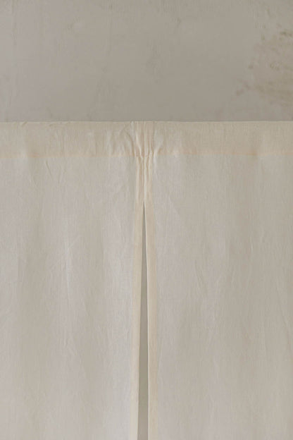 Cream Linen Noren Curtain