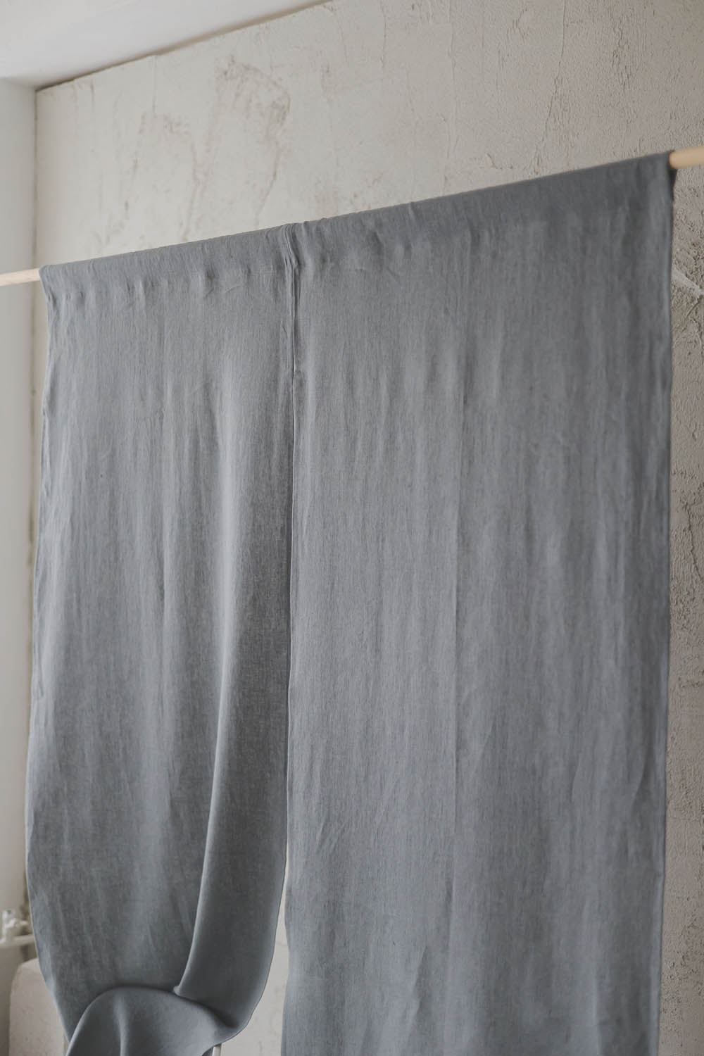 Grey Linen Noren Curtain