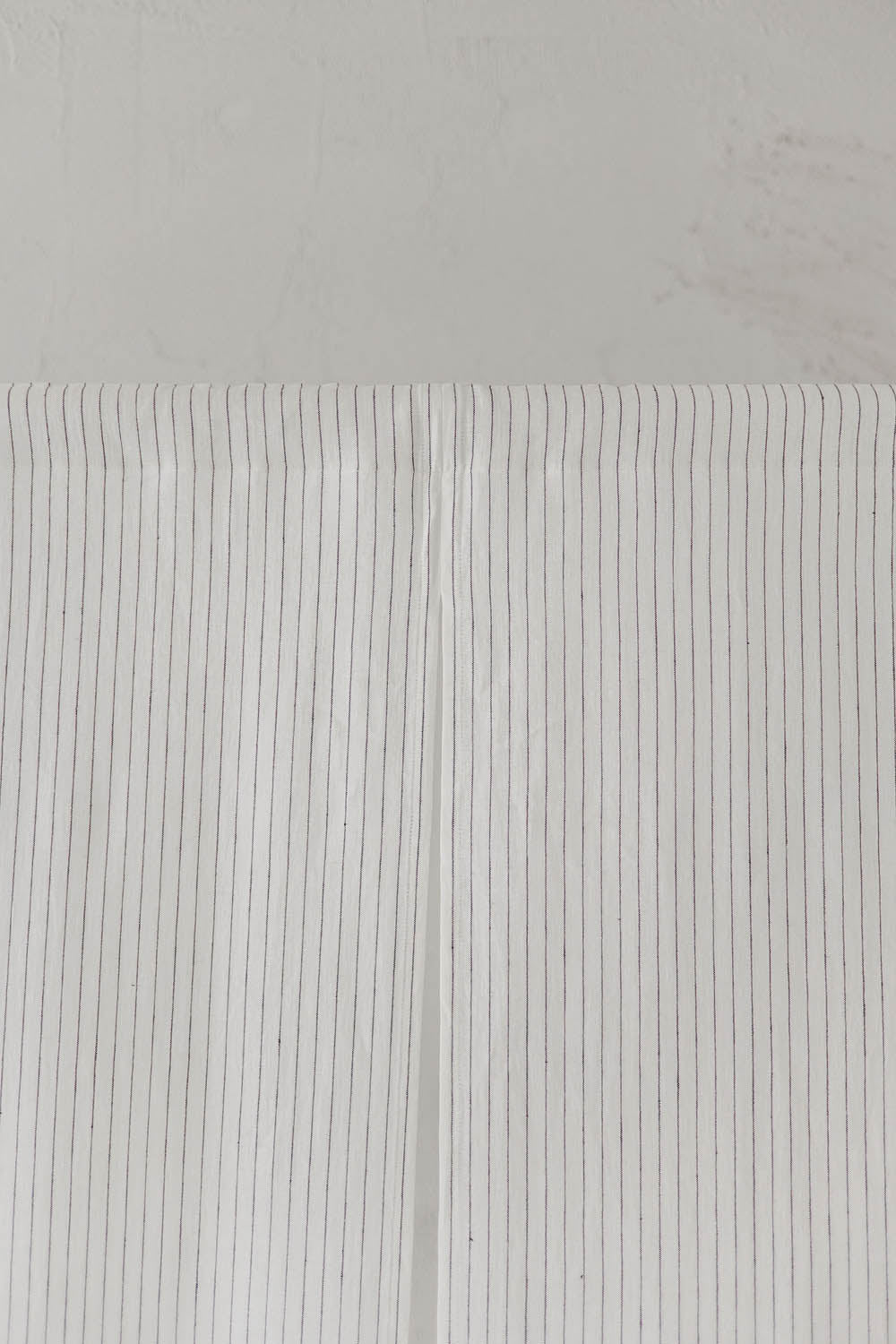 White with Black Stripes Linen Noren Curtain