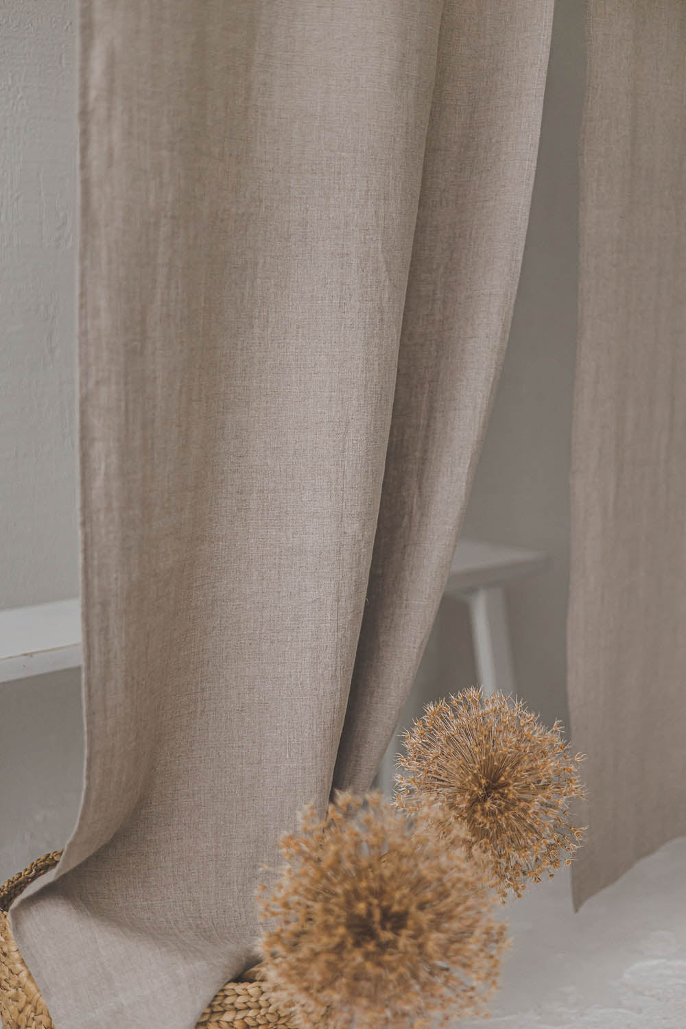 Natural Linen Noren Curtain