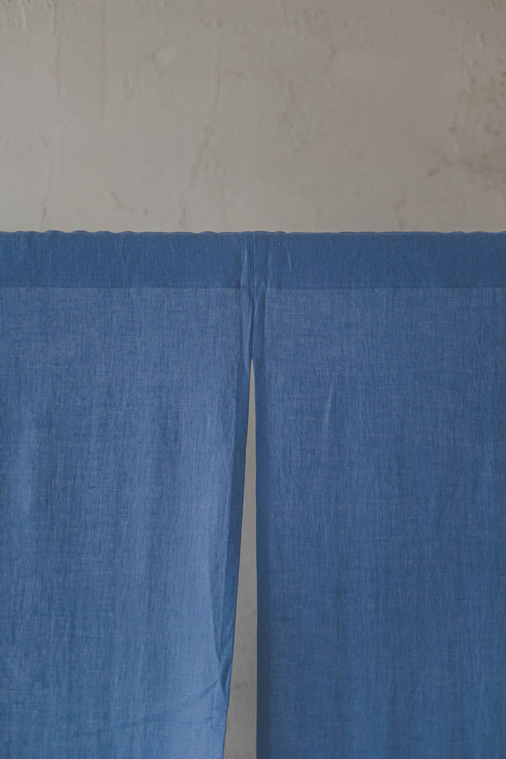 Denim Blue Linen Noren Curtain