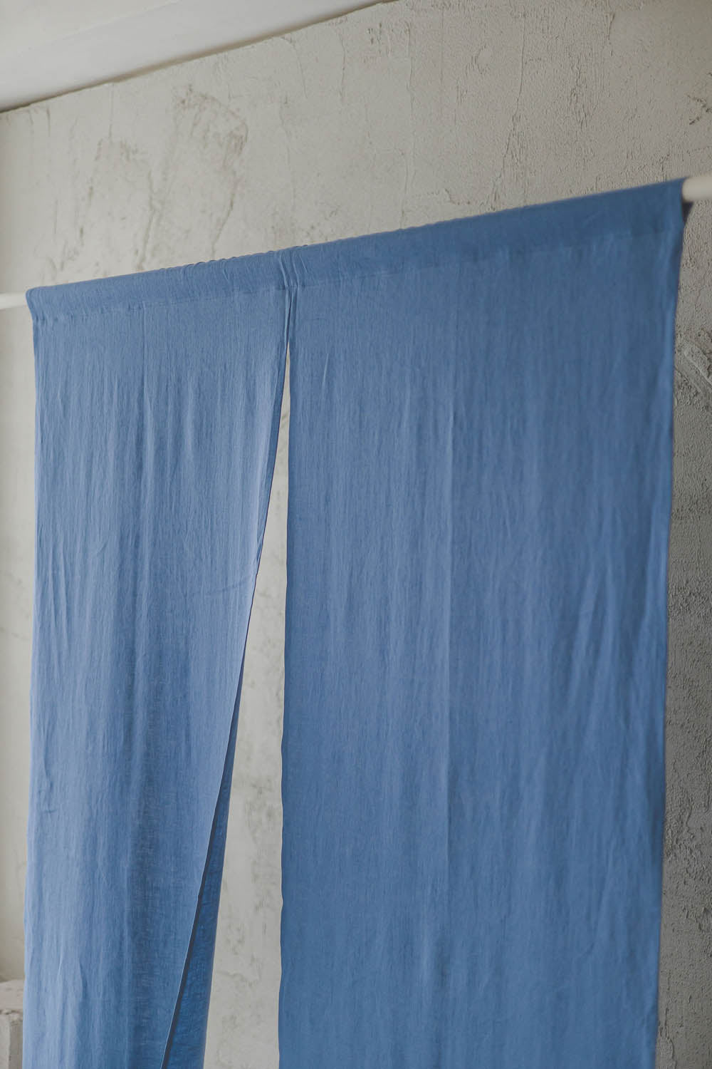 Denim Blue Linen Noren Curtain