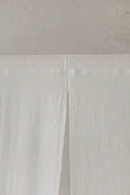 Off White Linen Noren Curtain