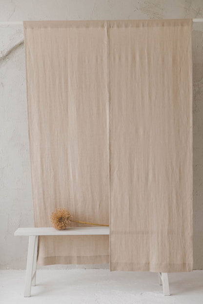 Sand Linen Noren Curtain