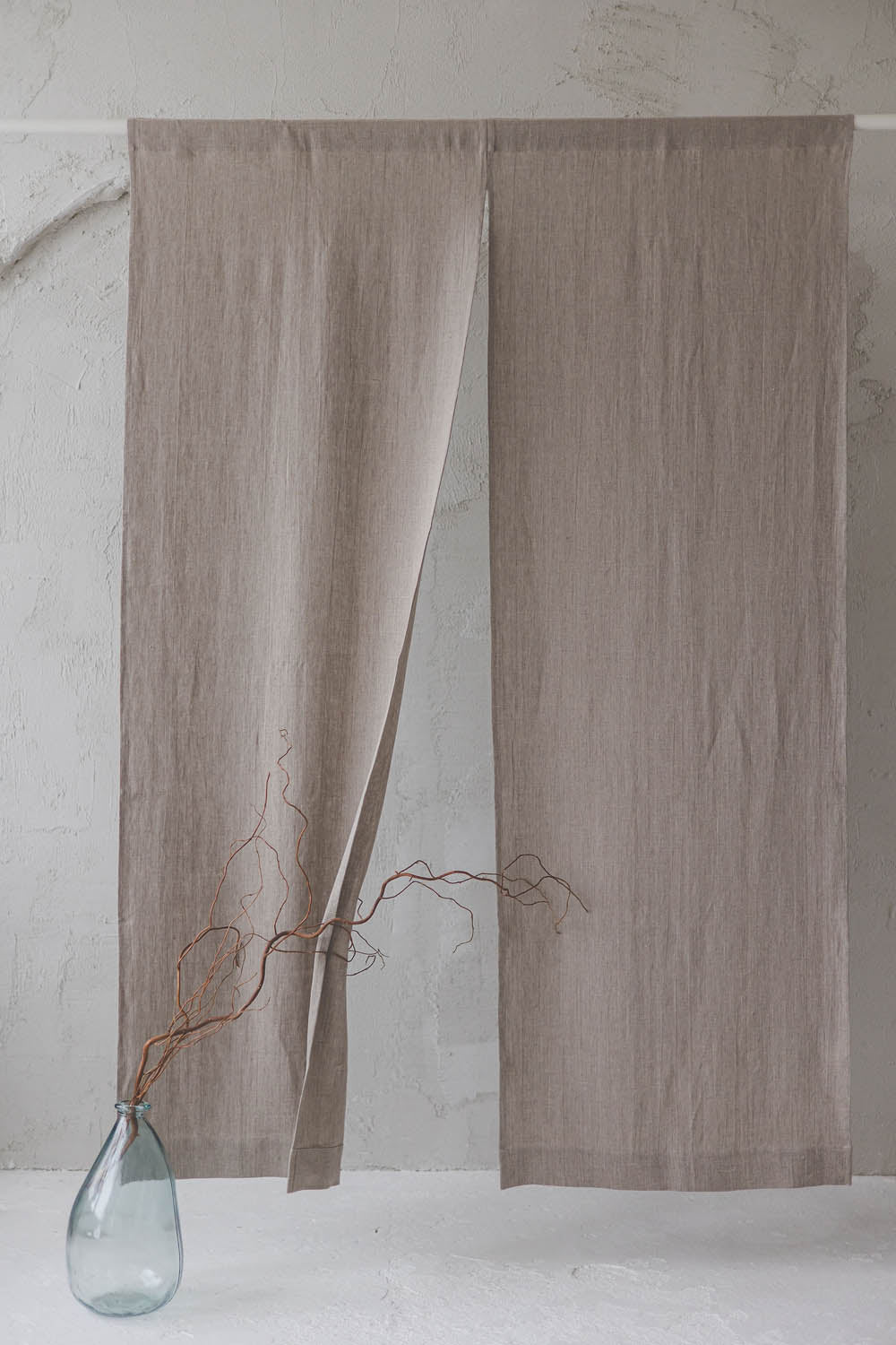 Natural Heavyweight Linen Noren Curtain