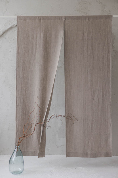 Natural Heavyweight Linen Noren Curtain