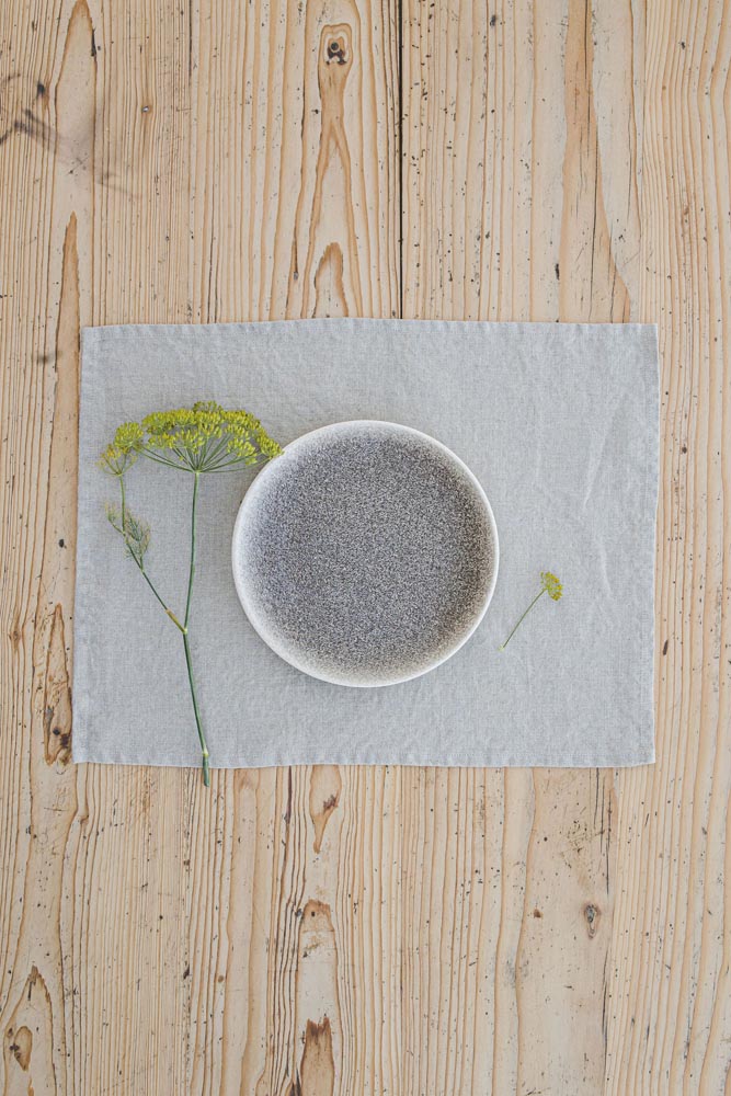 Natural linen placemats