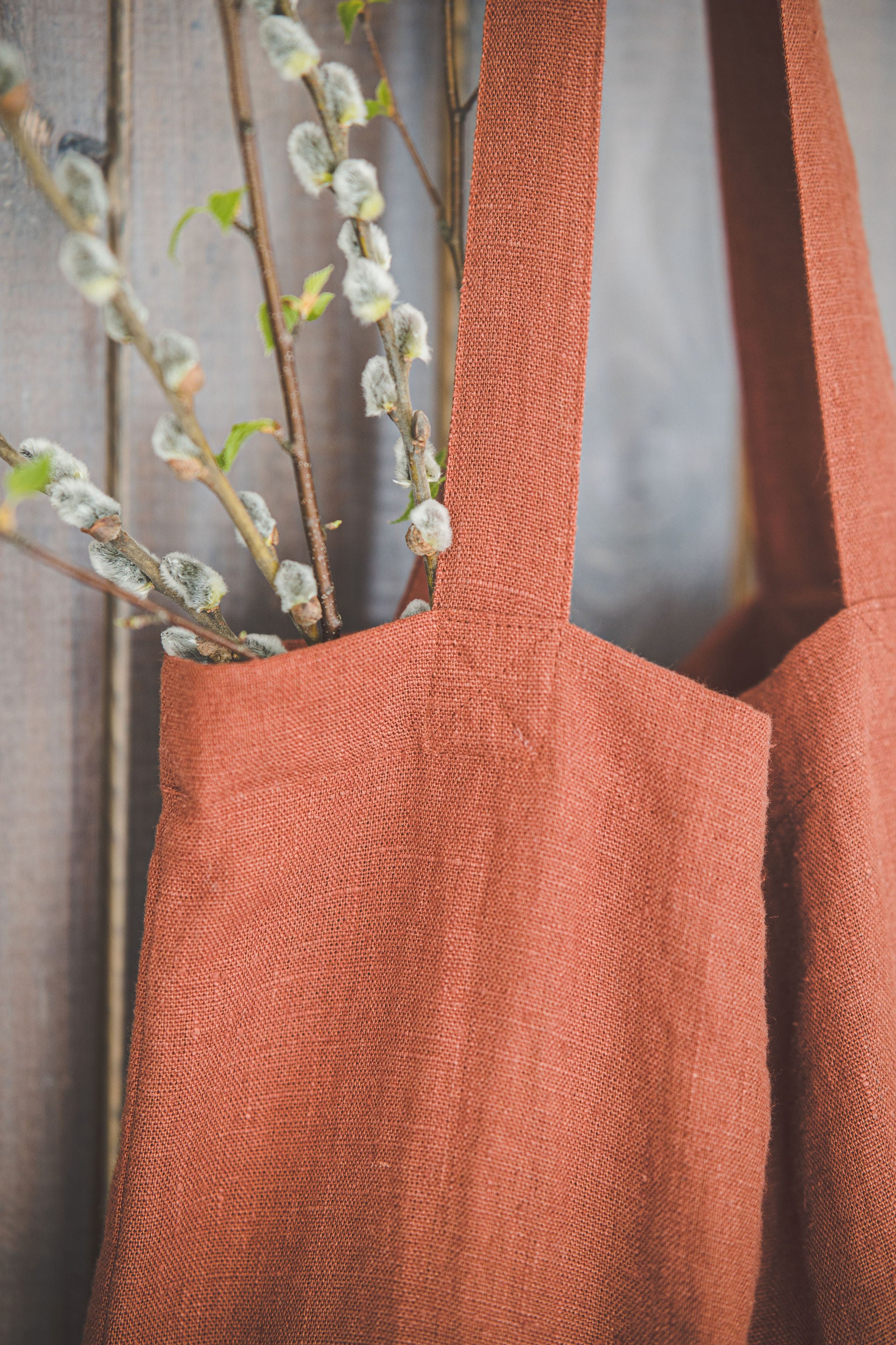 Burnt orange tote bag best sale