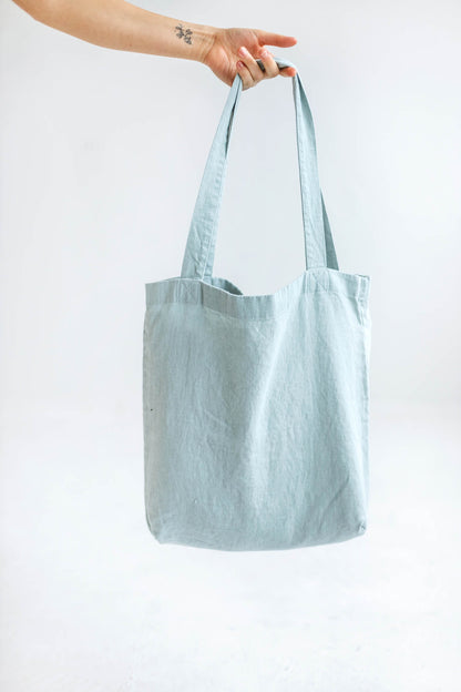 Ocean linen tote bag